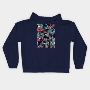 Wild Blackberry-Night Kids Hoodie